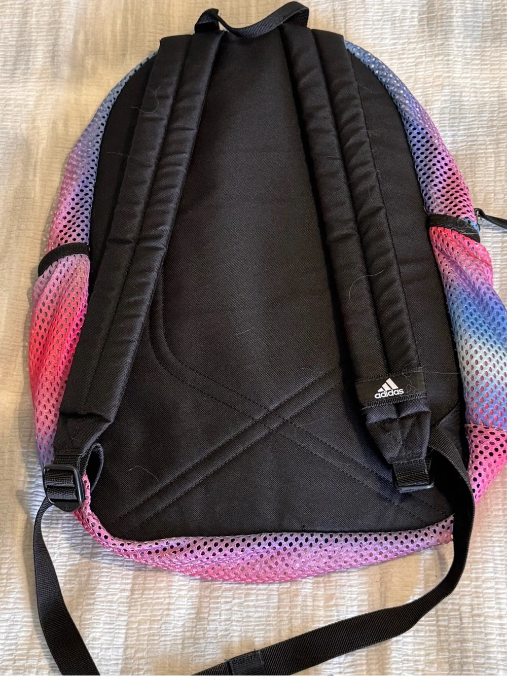 Pink Purple Adidas Mesh Backpack 🩷💜